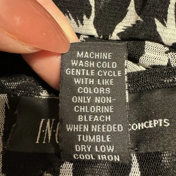 Vintage Y2K Fairy Whimsigoth INC Mesh Babydoll Top XL V-Neck Black Ruffle Hem - Picture 7 of 7